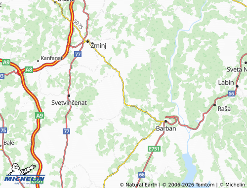 MICHELIN-Landkarte Rojnići - ViaMichelin
