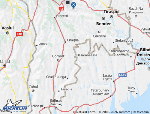 Mappa MICHELIN Basarabească - ViaMichelin