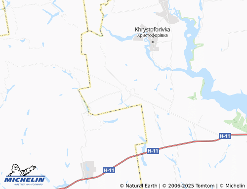 MICHELIN-Landkarte Rannii Ranok - ViaMichelin