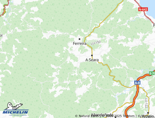 MICHELIN Lagoa (San Vicente) map - ViaMichelin