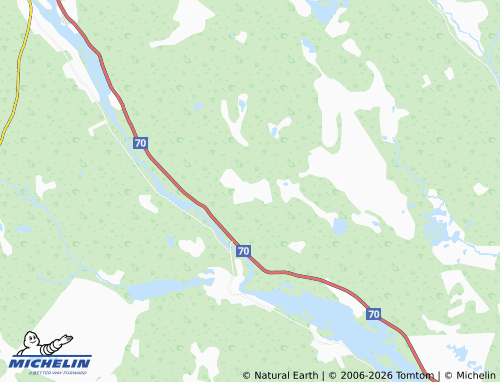 MICHELIN Blyberg map - ViaMichelin