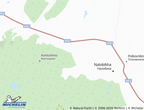 MICHELIN-Landkarte 44 km - ViaMichelin