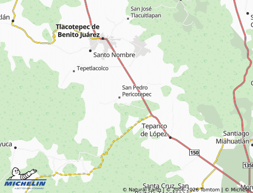 Mappa MICHELIN La Resurrección Pericotepec - ViaMichelin