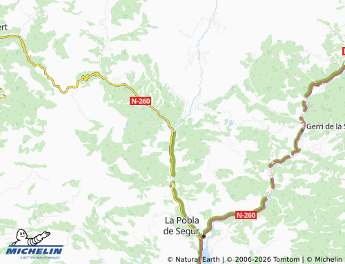 Kaart MICHELIN Senterada - ViaMichelin