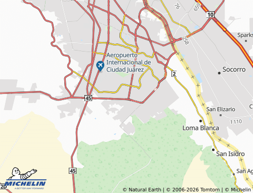 Mapa MICHELIN Parque Industrial Los Bravos II - ViaMichelin