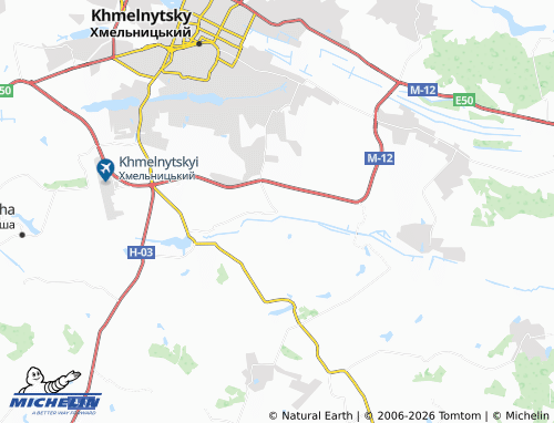 Kaart MICHELIN Shumivtsi - ViaMichelin