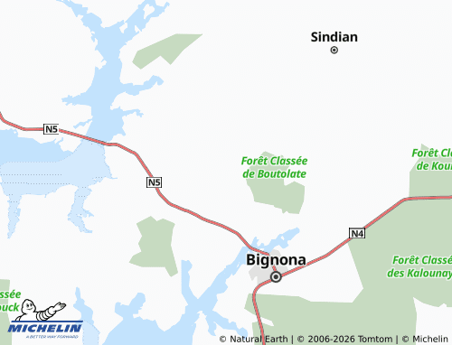 MICHELIN Soutou map - ViaMichelin