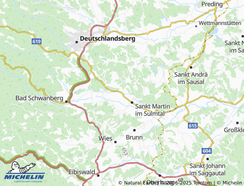 MICHELIN-Landkarte Aigen - ViaMichelin