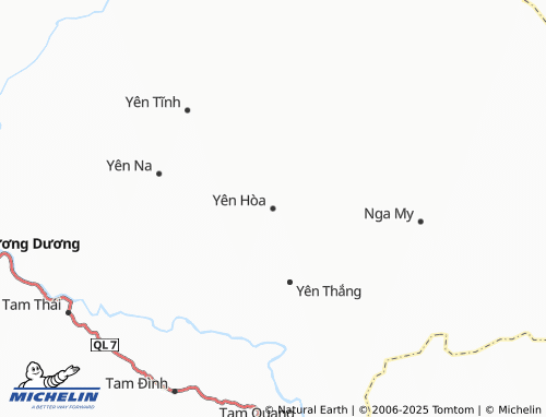 MICHELIN Yên Hòa map - ViaMichelin