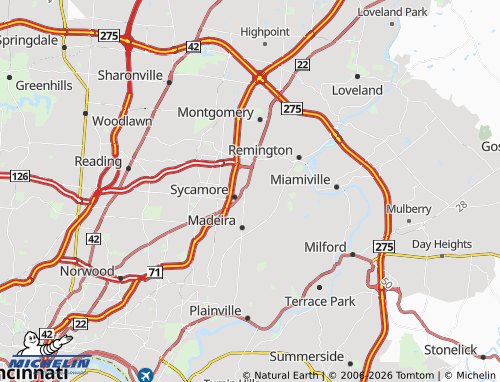 Mapa MICHELIN Concorde Hills - ViaMichelin