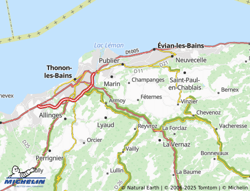 MICHELIN Thièze map - ViaMichelin