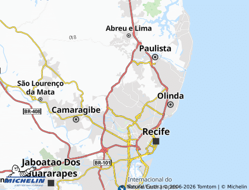 Mappa MICHELIN Dois Unidos - ViaMichelin