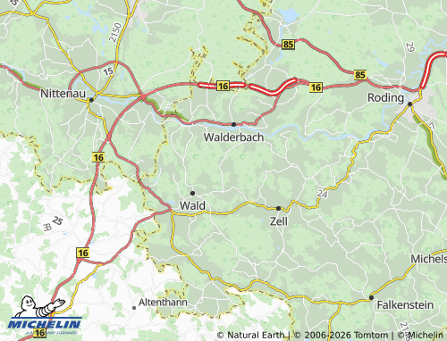 Kaart MICHELIN Riesen - ViaMichelin