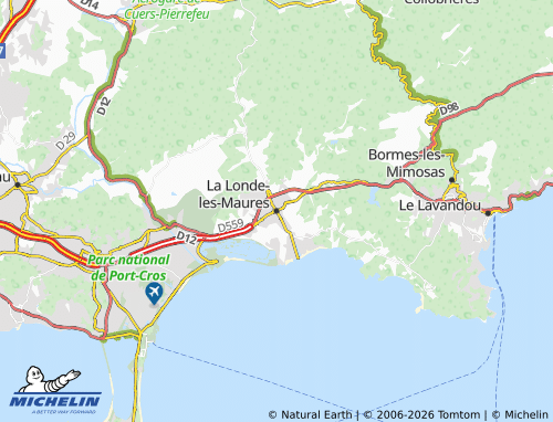 Mappa MICHELIN La Londe-les-Maures - ViaMichelin