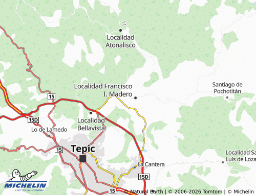 MICHELIN-Landkarte Fidel Velázquez - ViaMichelin