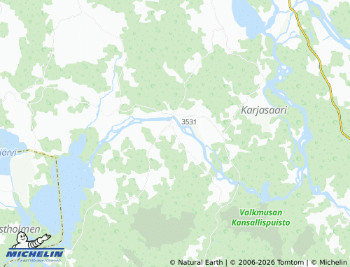 Kaart MICHELIN Hirvikoski - ViaMichelin