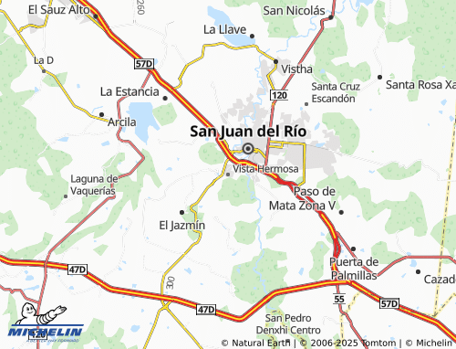 MICHELIN Vista Hermosa map - ViaMichelin