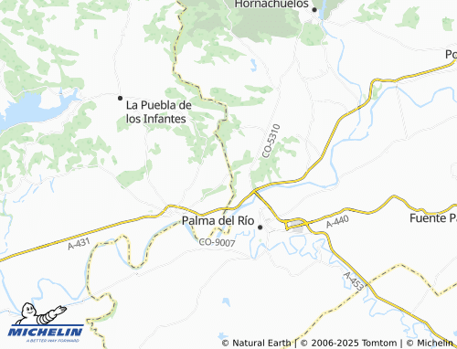 MICHELIN Los Veredas map - ViaMichelin