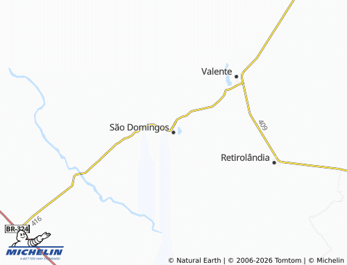 MICHELIN São Domingos map - ViaMichelin