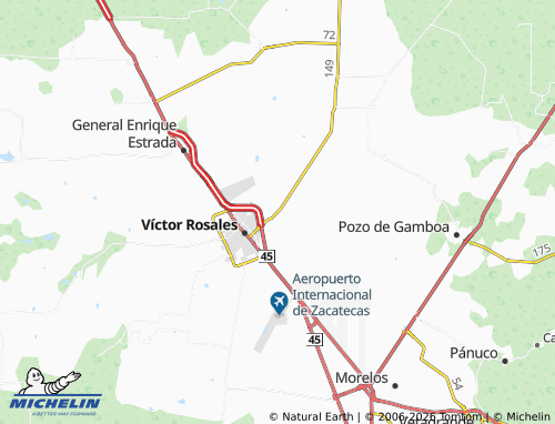 Kaart MICHELIN Cantera Rosa - ViaMichelin