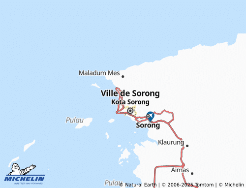 MICHELIN Klawasi map - ViaMichelin