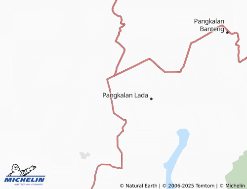 MICHELIN Sungai Melawen map - ViaMichelin