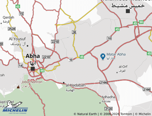 MICHELIN-Landkarte al-Badee' - ViaMichelin