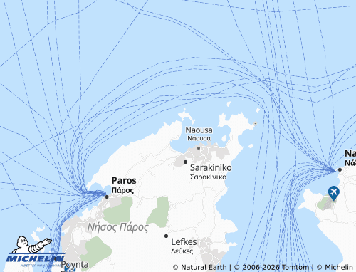MICHELIN Kolympithres map - ViaMichelin