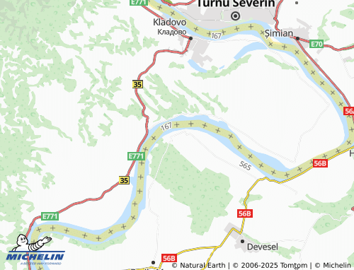 MICHELIN-Landkarte Vrancea - ViaMichelin
