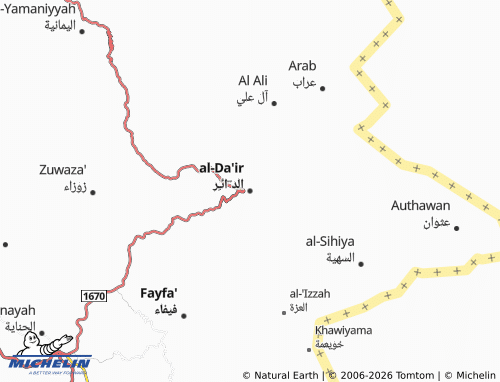 Mappa MICHELIN al-Da'ir - ViaMichelin