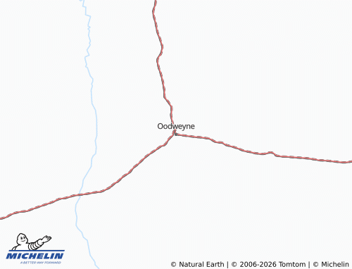 MICHELIN Oodweyne map - ViaMichelin