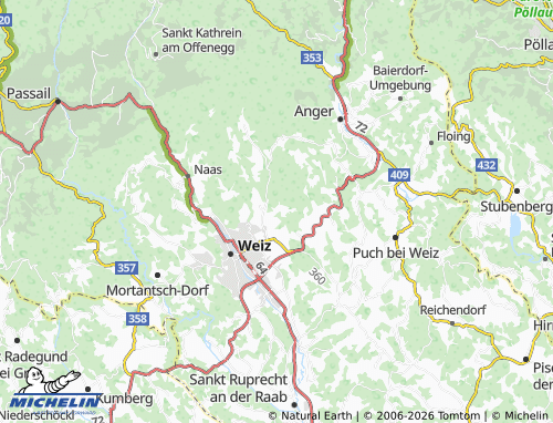 MICHELIN Raas map - ViaMichelin