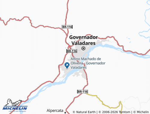 Mapa MICHELIN Nova Vila Bretas - ViaMichelin
