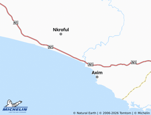 Mapa MICHELIN Asanti - ViaMichelin