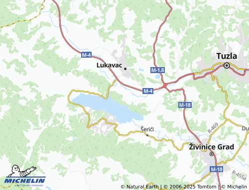 MICHELIN Bokavići map - ViaMichelin
