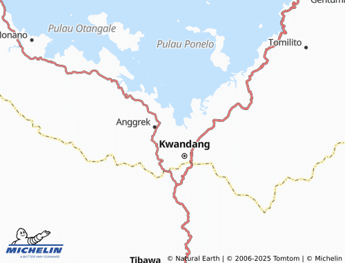 MICHELIN Tutuwoto map - ViaMichelin