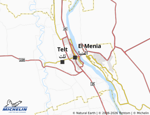 Mapa MICHELIN El Menia - ViaMichelin