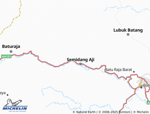 MICHELIN Tebing Kampung map - ViaMichelin
