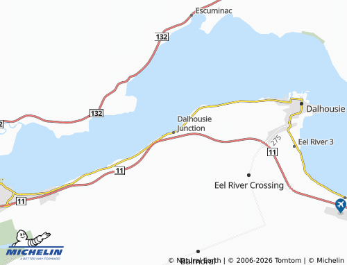 MICHELIN Dalhousie Junction map - ViaMichelin