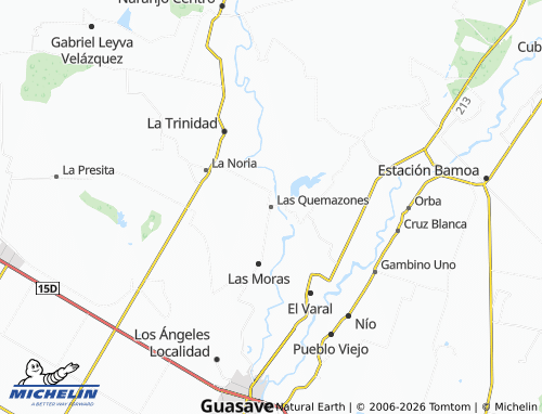 MICHELIN Las Quemazones map - ViaMichelin
