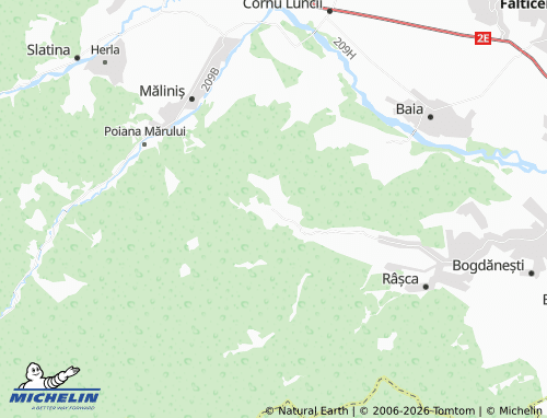 Carte MICHELIN Slătioara - ViaMichelin