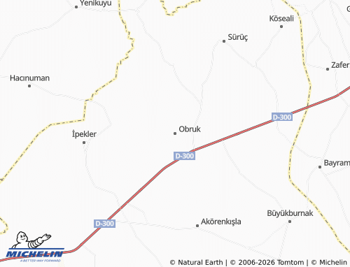 Mappa MICHELIN Obruk - ViaMichelin