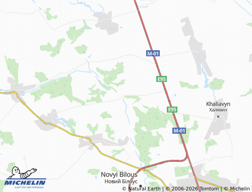 Mappa MICHELIN Ryzhyky - ViaMichelin