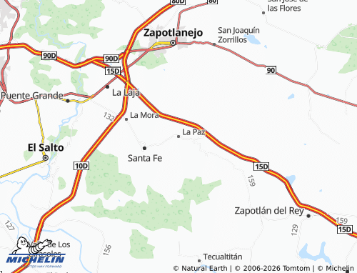 MICHELIN La Paz map - ViaMichelin