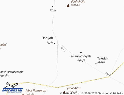 MICHELIN-Landkarte al-Muntazah - ViaMichelin