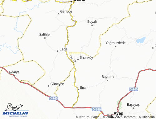 MICHELIN İlhanköy map - ViaMichelin