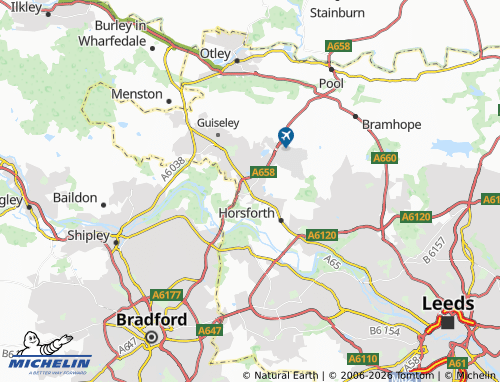 Carte MICHELIN Rawdon - ViaMichelin