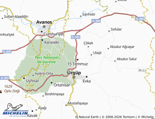 Mappa MICHELIN 15 Temmuz - ViaMichelin