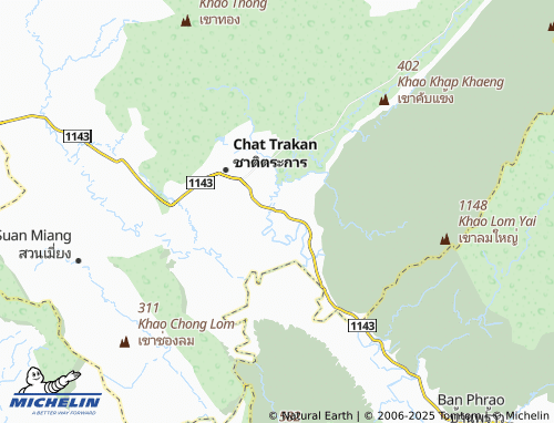 Kaart MICHELIN Tha Sakae - ViaMichelin