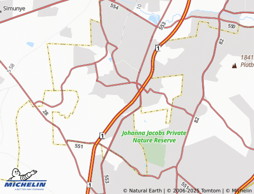 MICHELIN Grasmere map - ViaMichelin